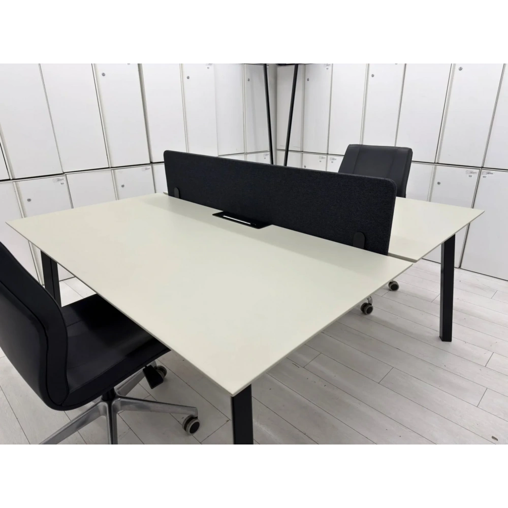 2 Kişilik Çoklu Çalışma Masası Workstation Masa (Nurus Tablalı) - M4705
