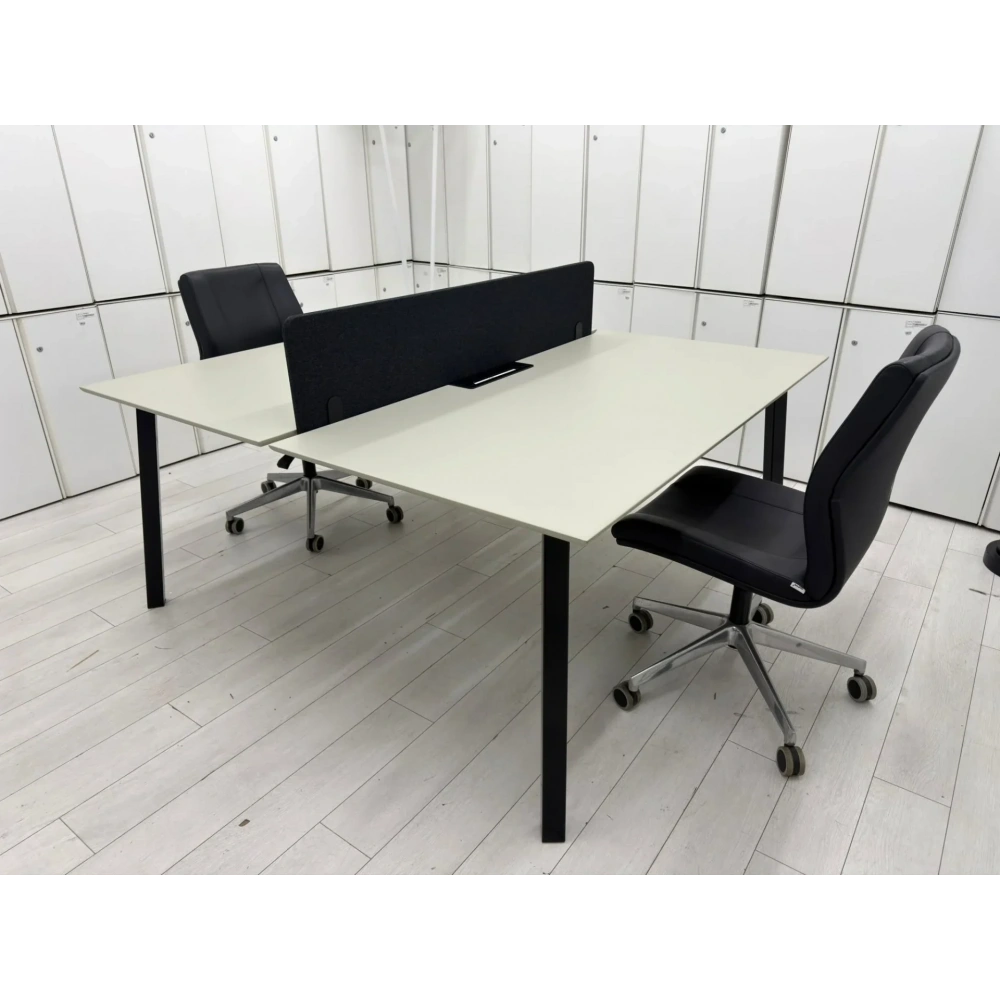 2 Kişilik Çoklu Çalışma Masası Workstation Masa (Nurus Tablalı) - M4705