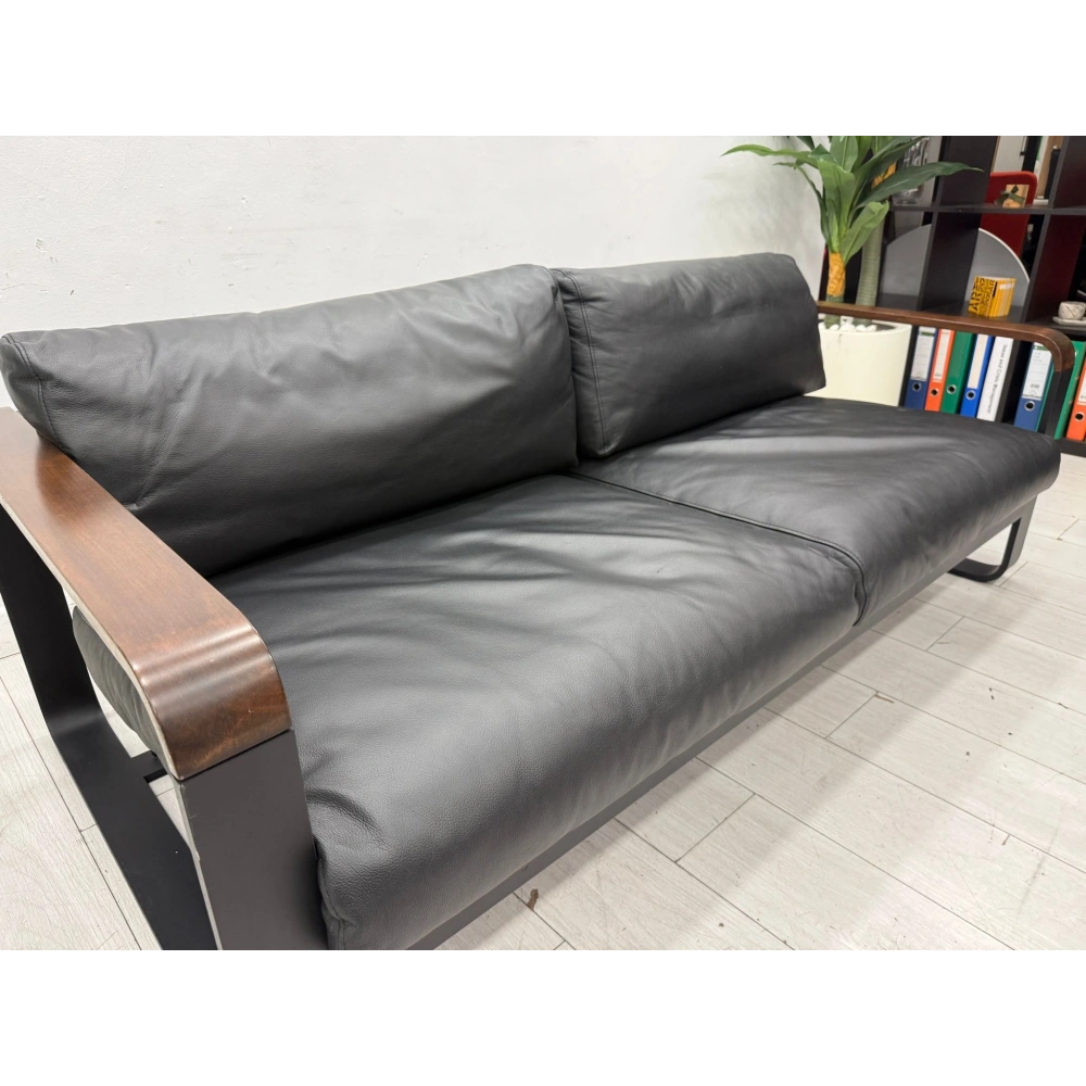 2 Kişilik Gerçek Deri Bekleme Koltuğu