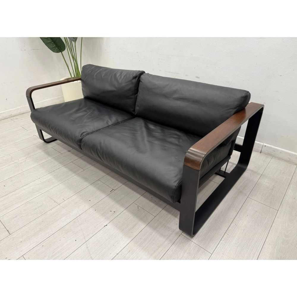 2 Kişilik Gerçek Deri Bekleme Koltuğu