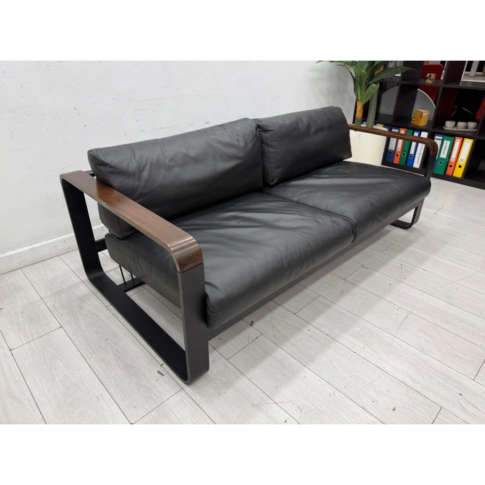 2 Kişilik Gerçek Deri Bekleme Koltuğu