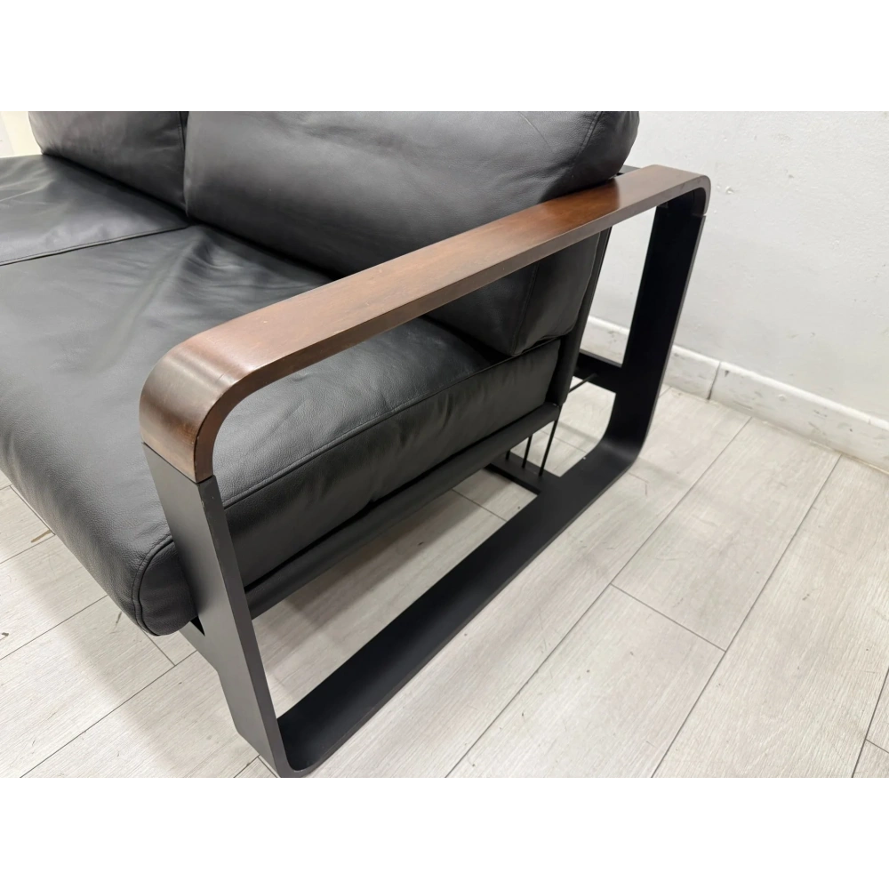 2 KİŞİLİK GERÇEK DERİ BEKLEME KOLTUĞU - M3815