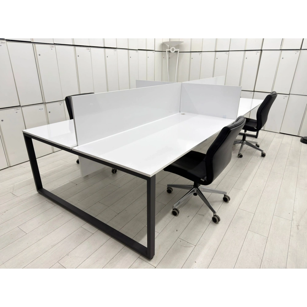 4 Kişilik Çoklu Çalışma Masası Workstation