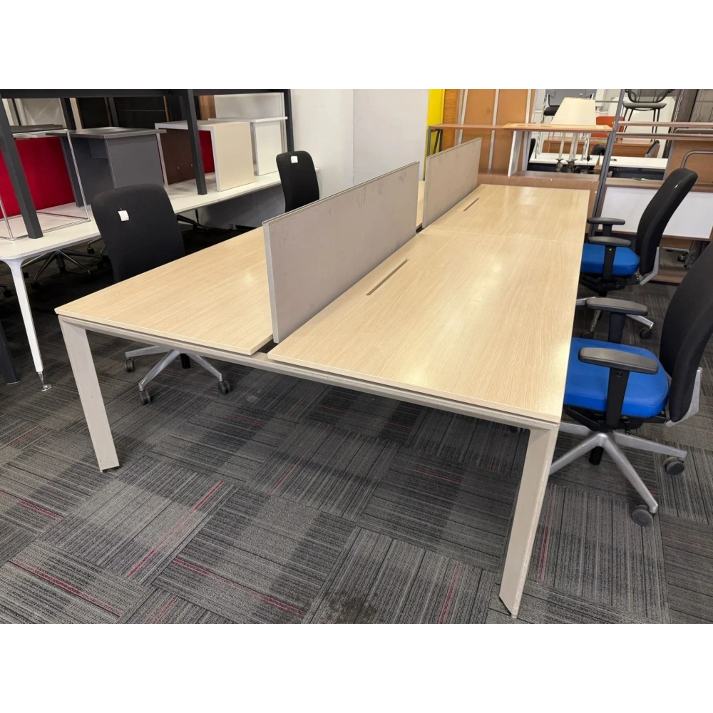 4 Kişilik Çoklu Çalışma Masası Workstation - M3967