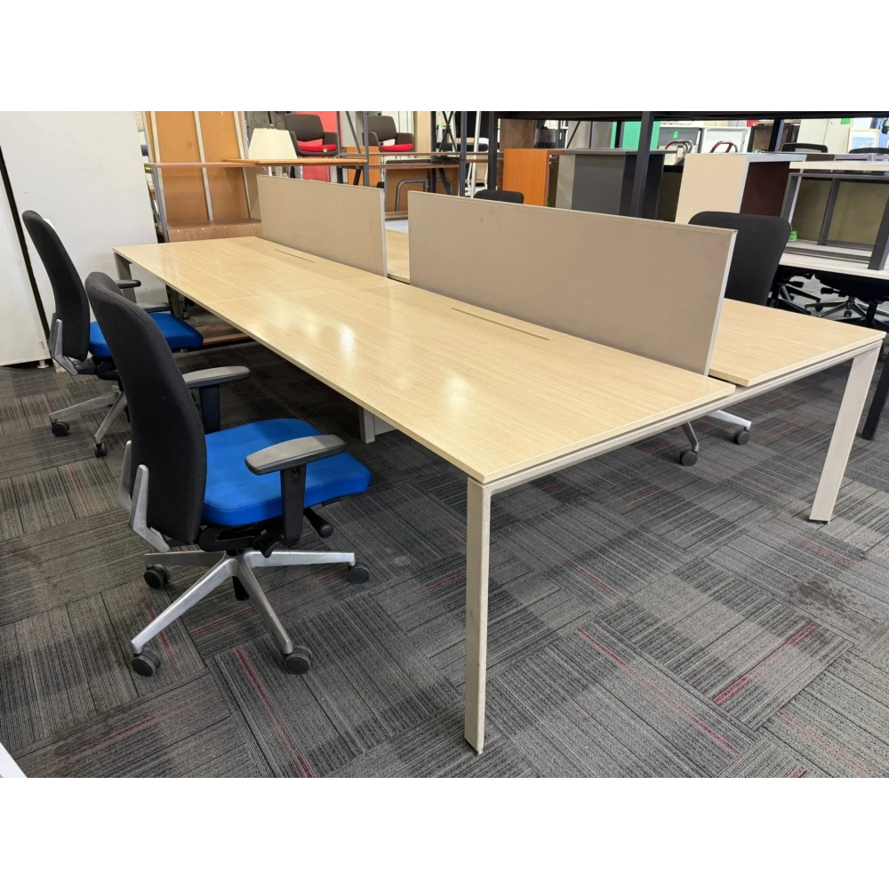 4 Kişilik Çoklu Çalışma Masası Workstation - M3967