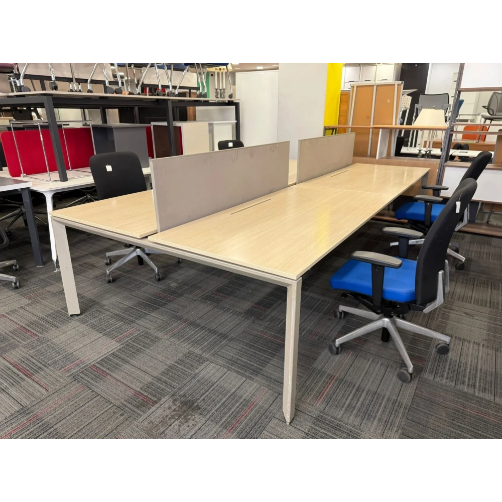 4 Kişilik Çoklu Çalışma Masası Workstation - M3967