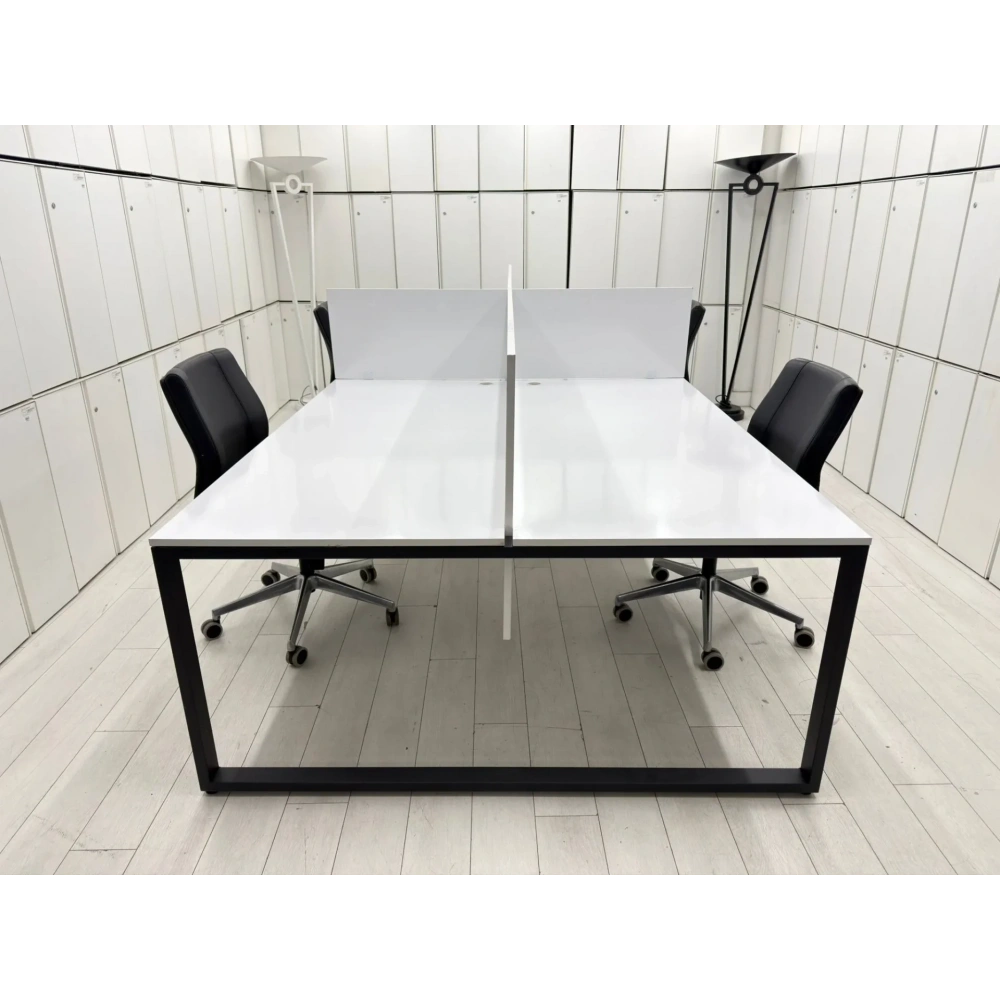 4 Kişilik Çoklu Çalışma Masası Workstation - M4576