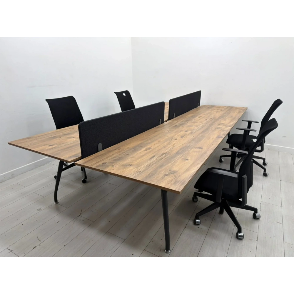 4 Kişilik Çoklu Çalışma Masası Workstation - M4618
