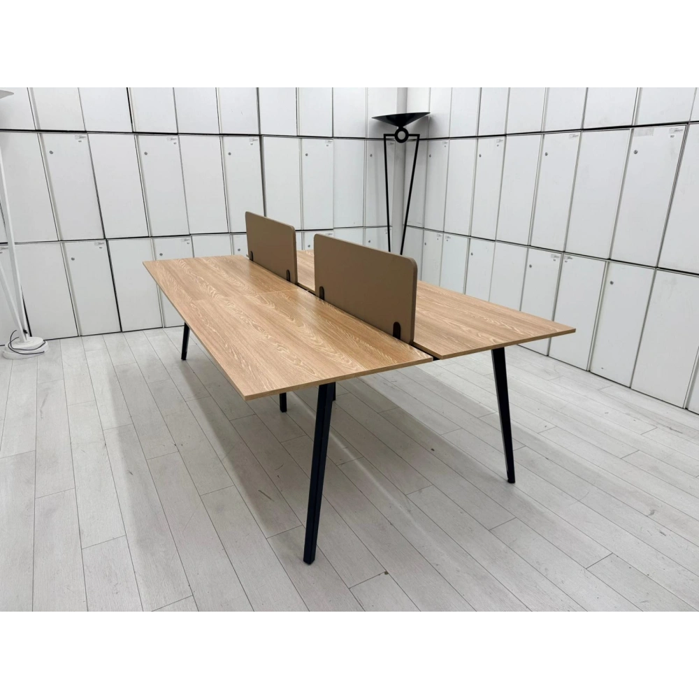 4 Lü Çoklu Çalışma Masası Workstation