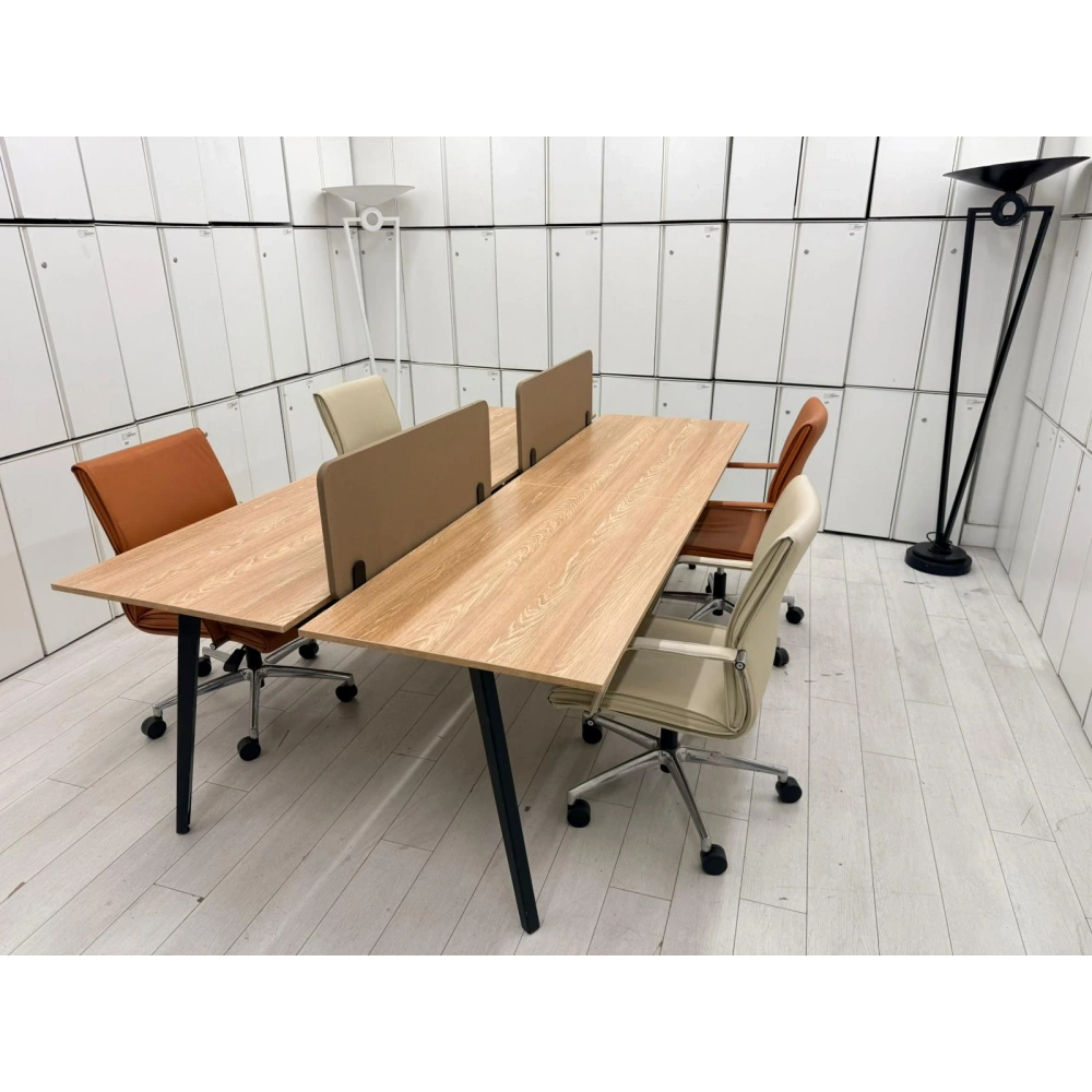 4 Lü Çoklu Çalışma Masası Workstation