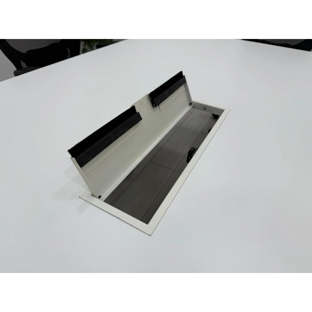 6 Kişilik Beyaz Dataportlu Toplantı Masası