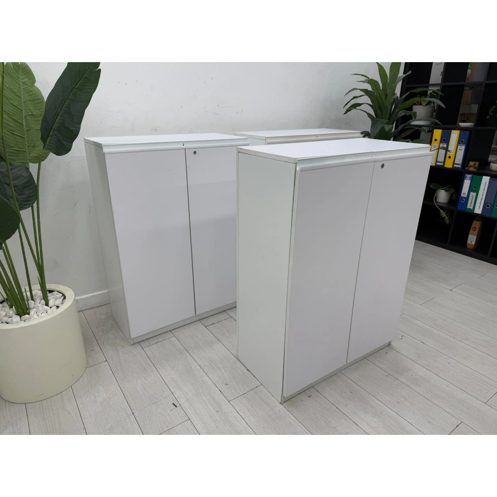 Bürotime 2 Kapaklı Beyaz Dosya Dolabı - Klasör Dolabı - Arşiv Dolabı 110x60x40