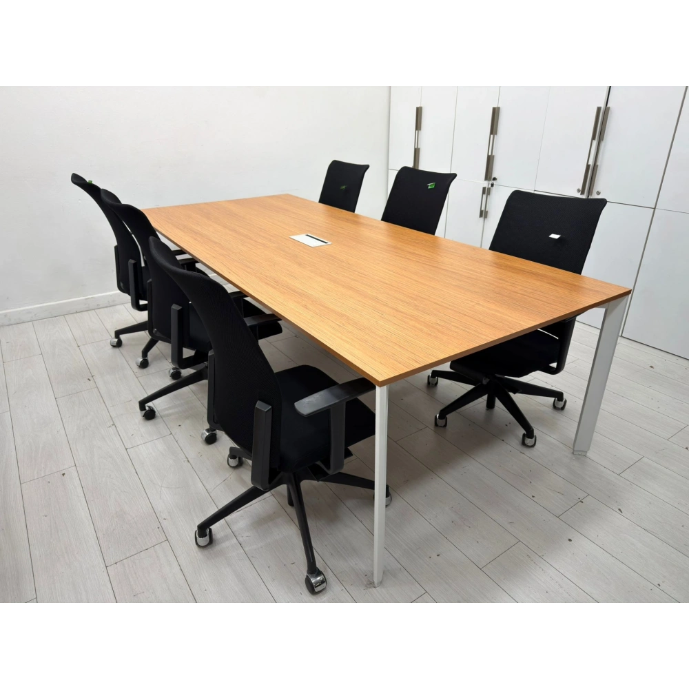 8 Kişilik Toplantı Masası Dataportlu Sunum Masası