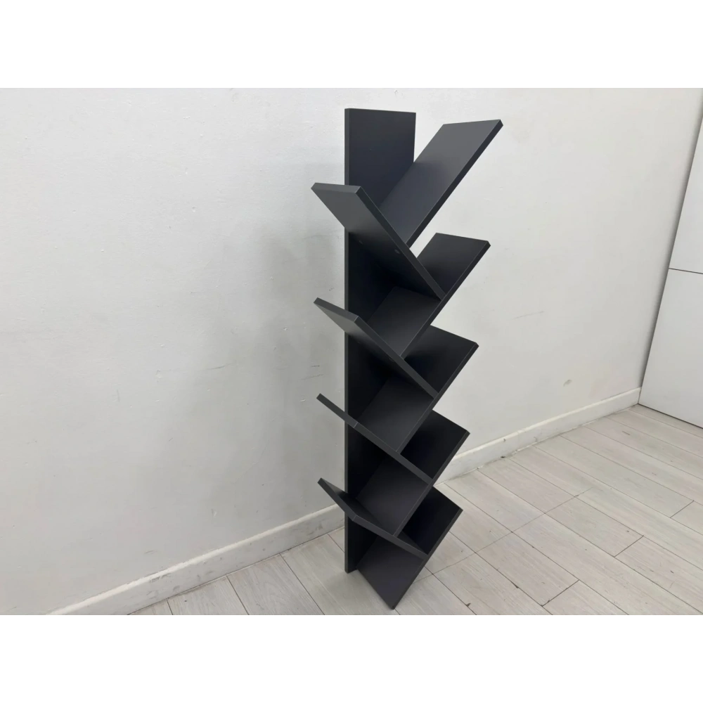 8 Raflı Zikzak Dekoratik Kitaplık - M4645