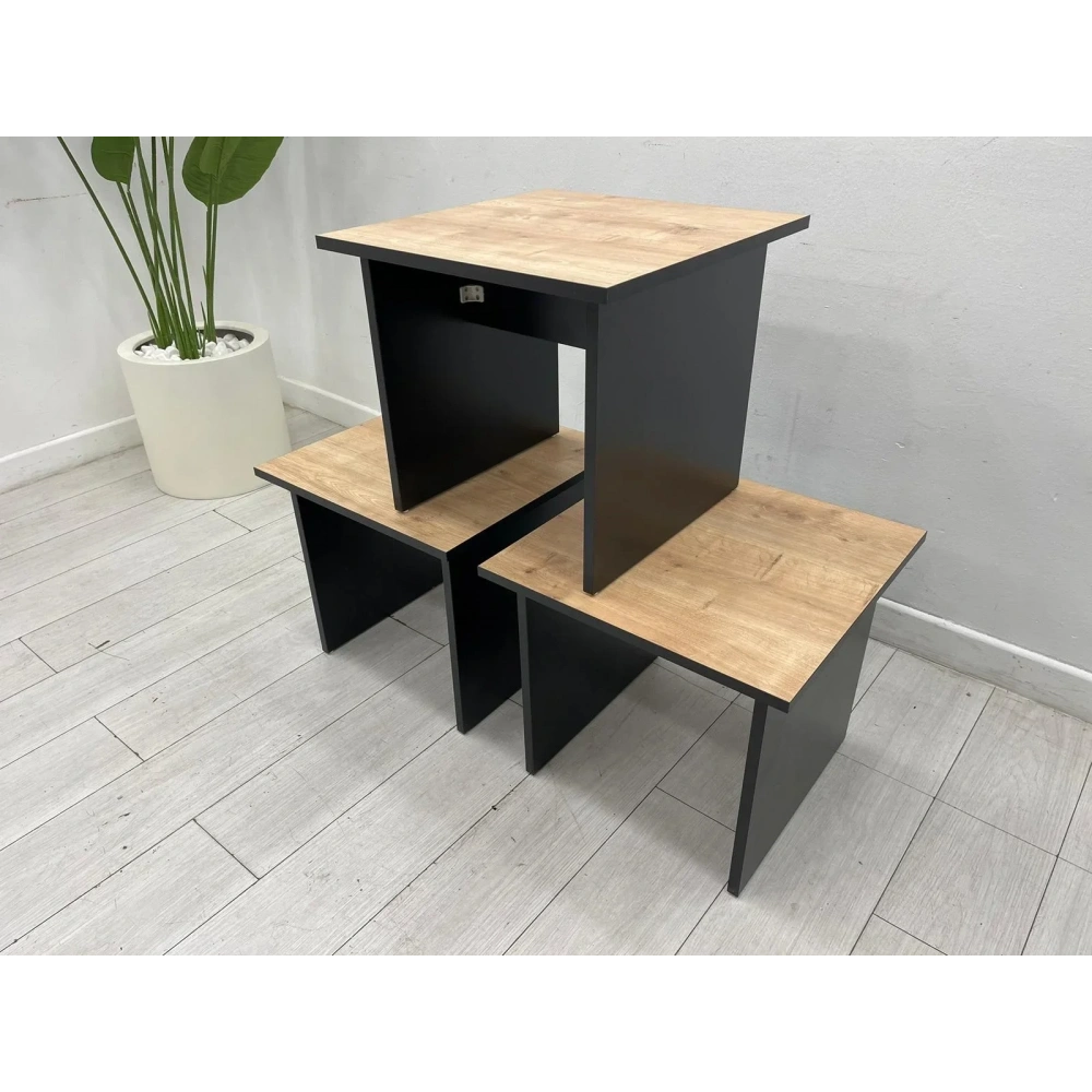 Ahşap Desenli Sehpa (üretilebilir Stok) - M2902