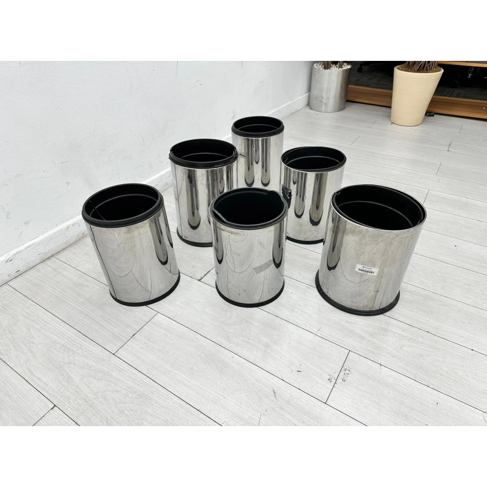 Arımetal Metal Çöp Kovası Paslanmaz Çöp Kovası