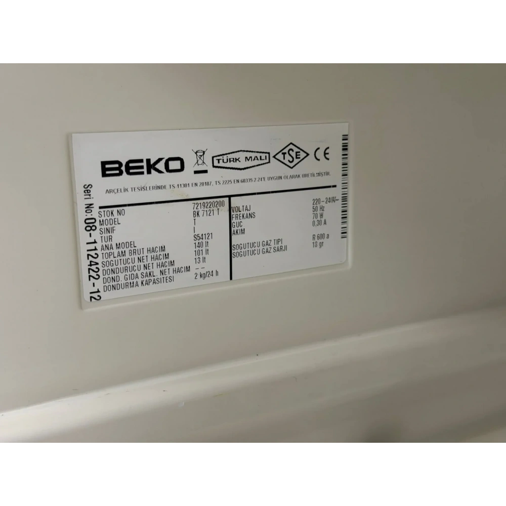 Beko Bk 7121 T 140 LT Buzdolabı - M4283