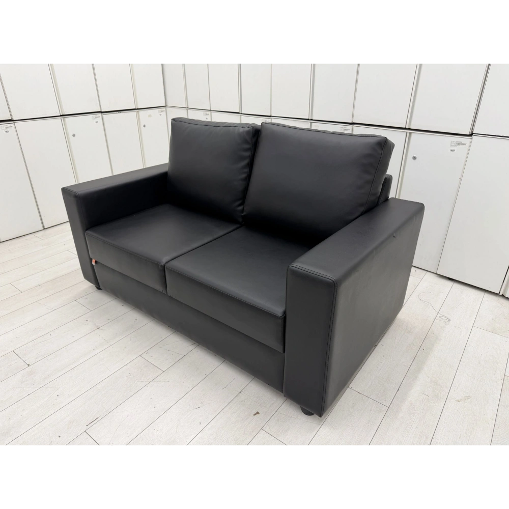 Bürotime Deri İki Kişilik Misafir Bekleme Koltuğu