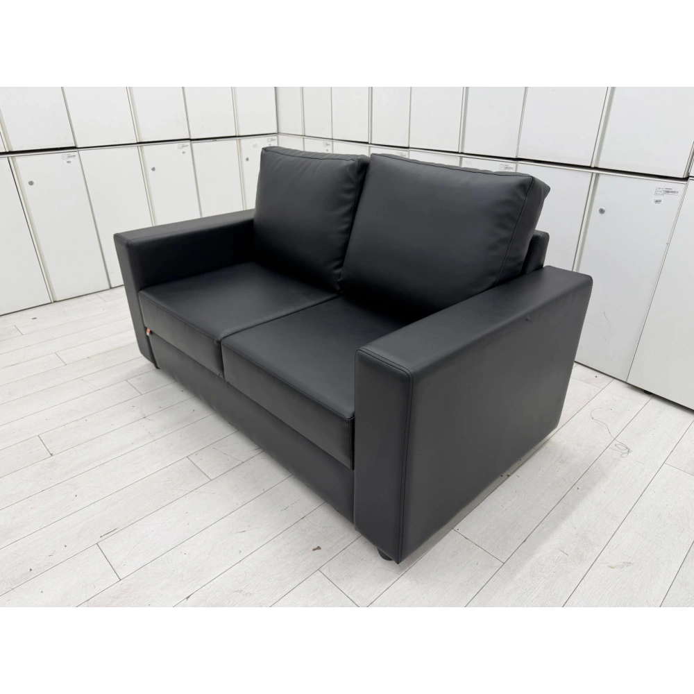 Bürotime Deri İki Kişilik Misafir Bekleme Koltuğu