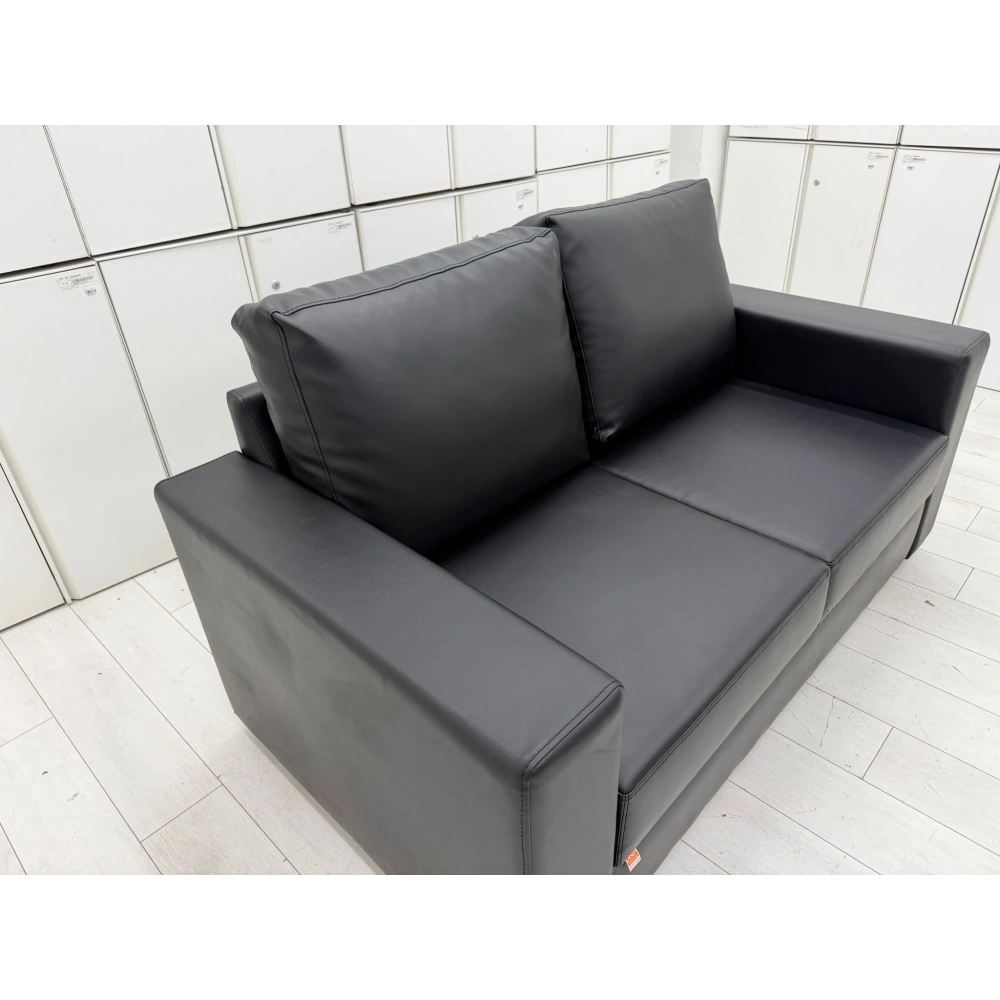 Bürotime Deri İki Kişilik Misafir Bekleme Koltuğu