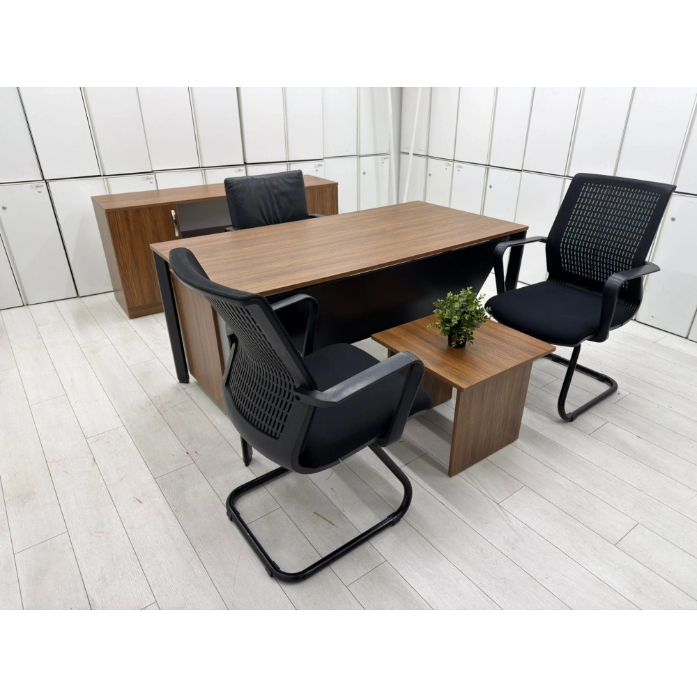 Ceviz Ofis Çalışma Masası Takımı (2 Yıl Garantili)