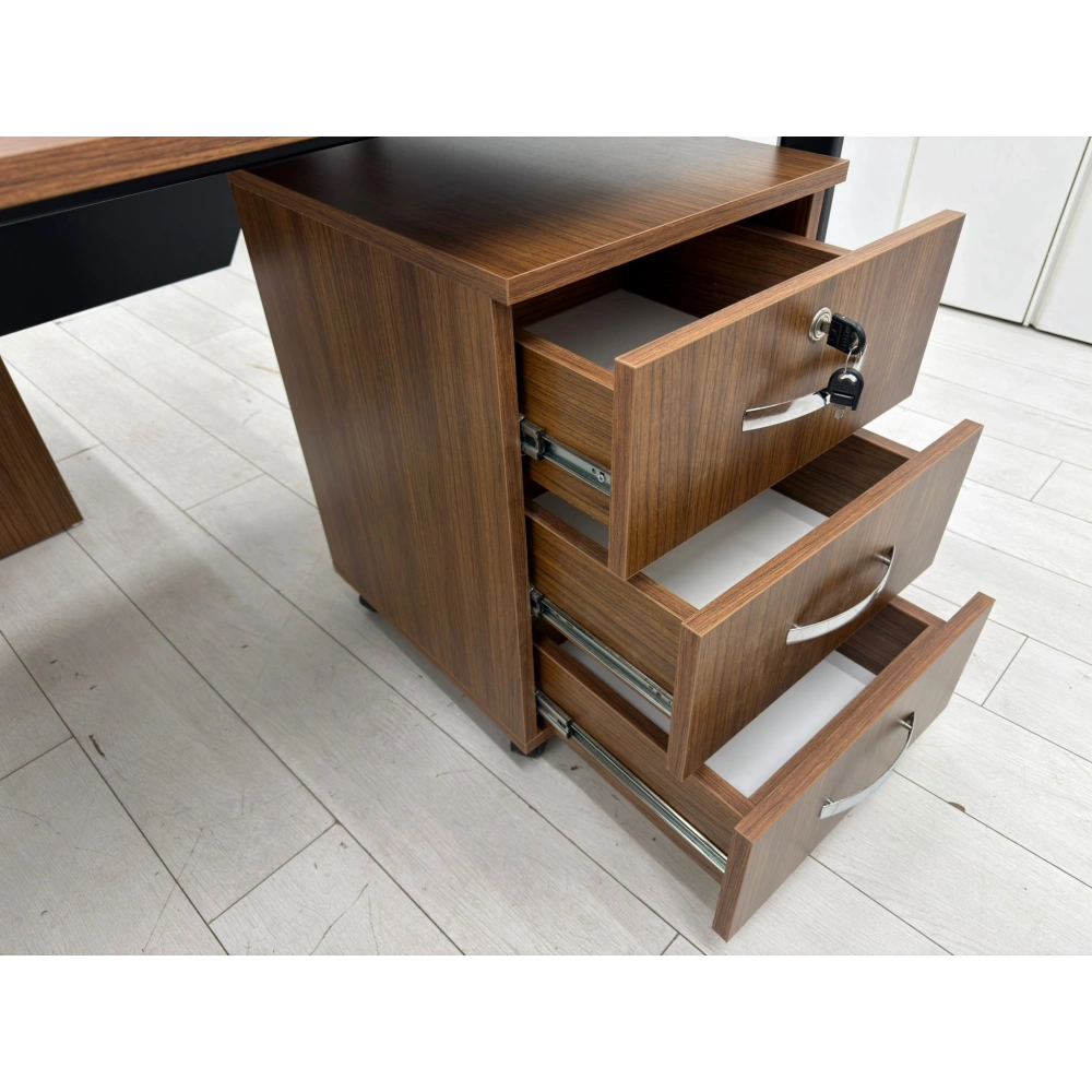 Ceviz Ofis Çalışma Masası Takımı (2 Yıl Garantili)