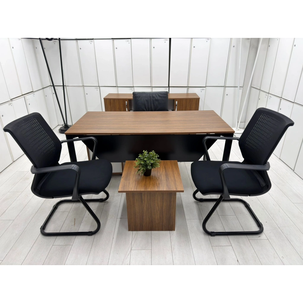 Ceviz Ofis Çalışma Masası Takımı (2 Yıl Garantili)