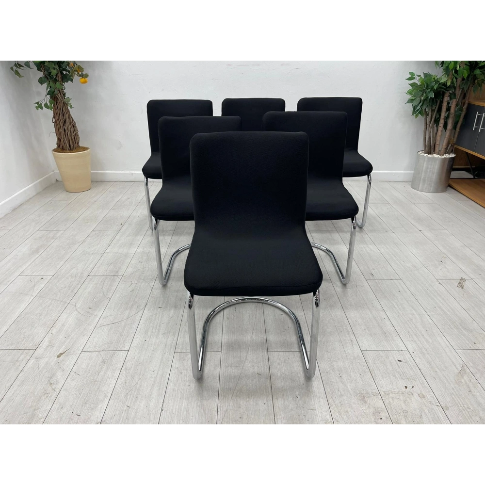 Colber İthal Siyah Bekleme Koltuğu Ofis Koltuğu