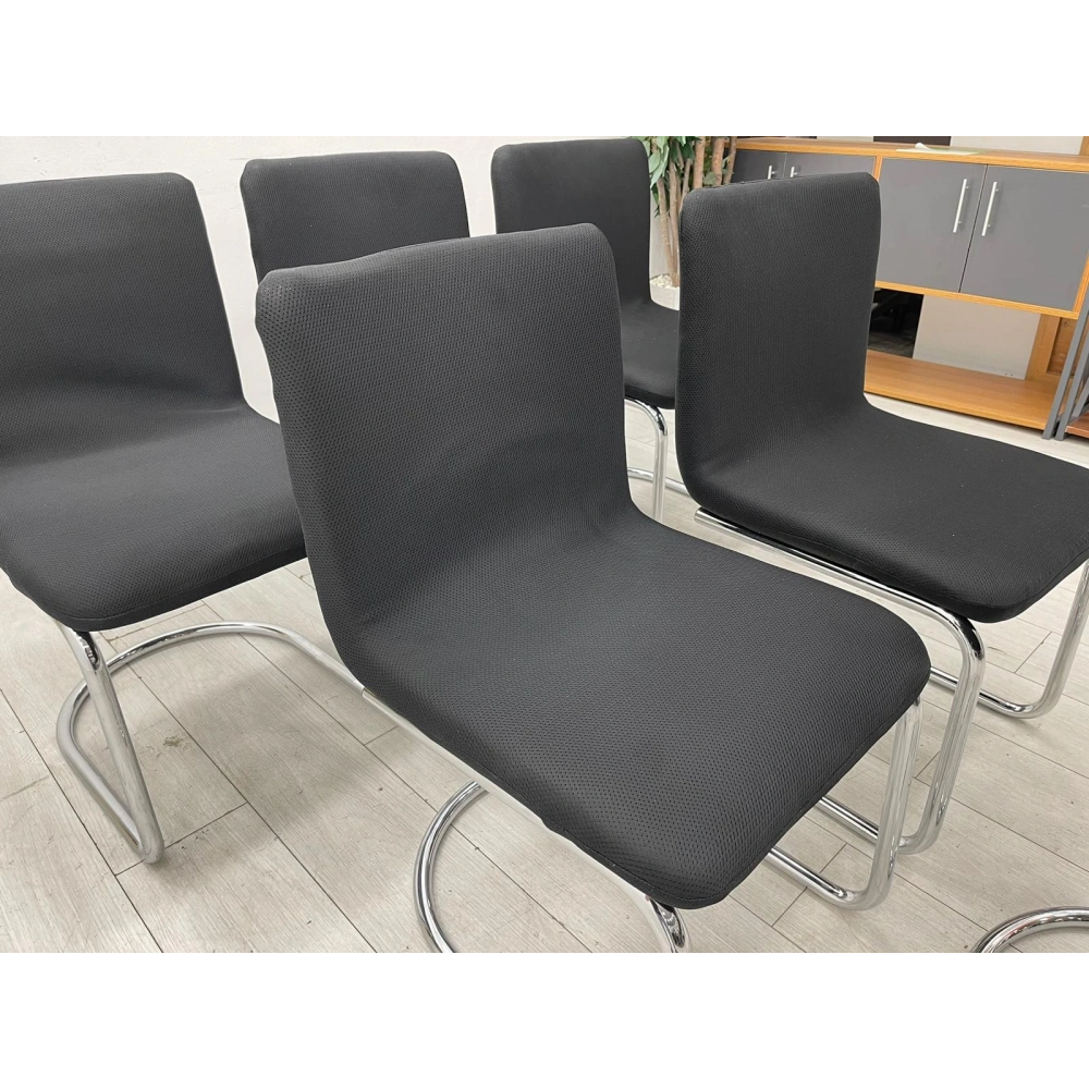 Colber İthal Siyah Bekleme Koltuğu Ofis Koltuğu