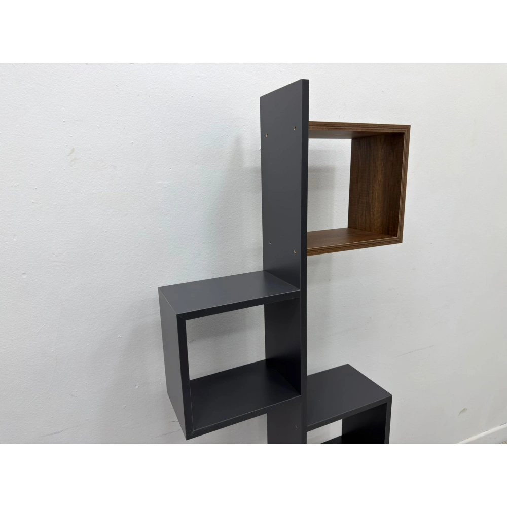 Dekoratif Kitaplık Duvar Rafı Aksesuarlık Duvar Raf