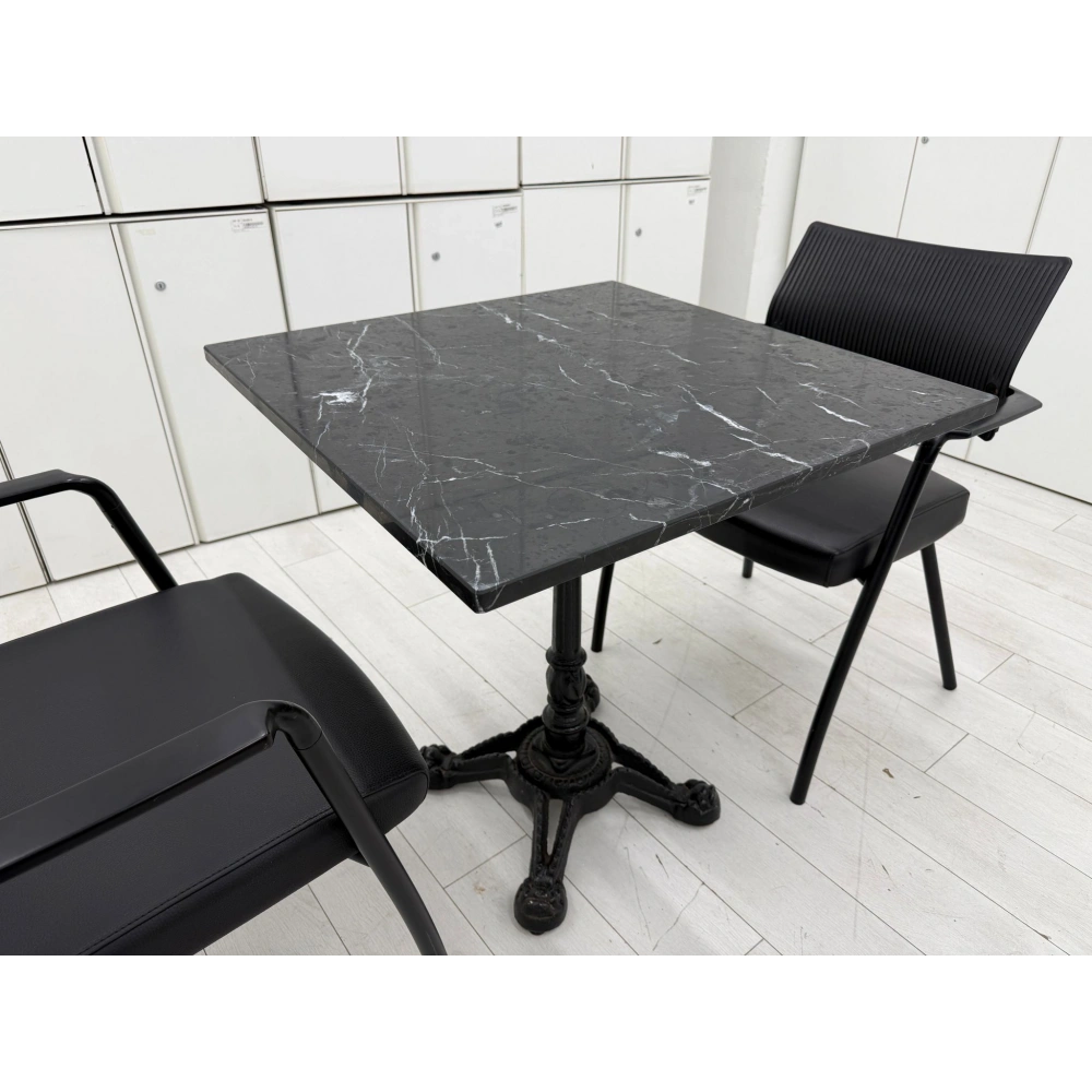 Demir Ayaklı Gerçek Mermer Orta Sehpa