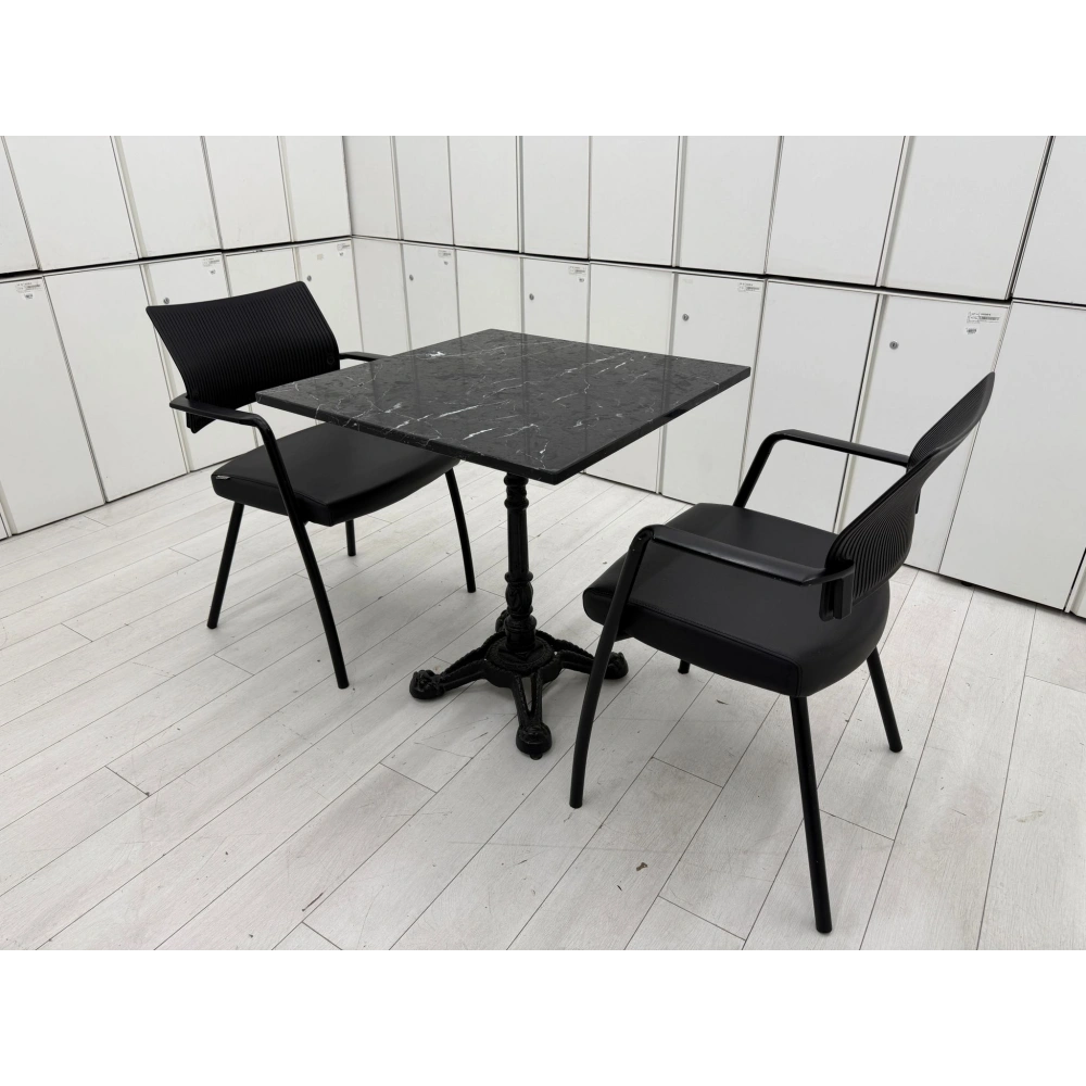 Demir Ayaklı Gerçek Mermer Orta Sehpa