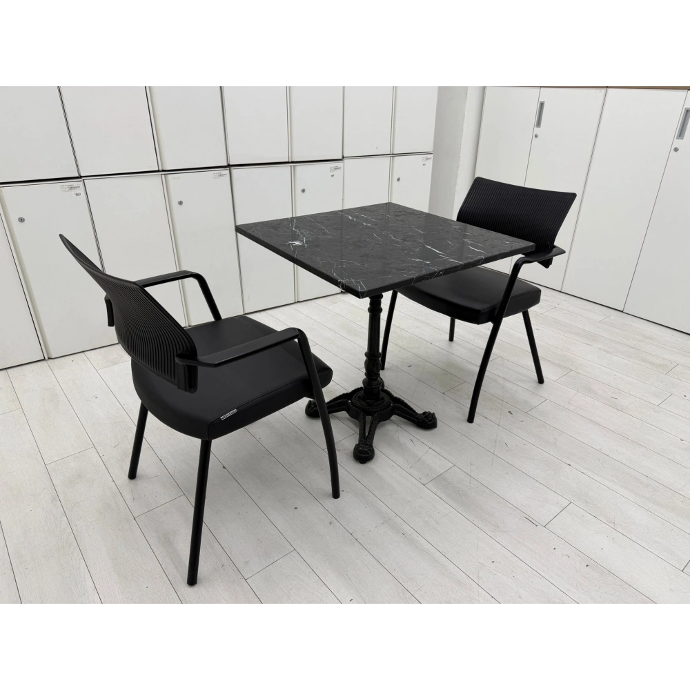 Demir Ayaklı Gerçek Mermer Orta Sehpa