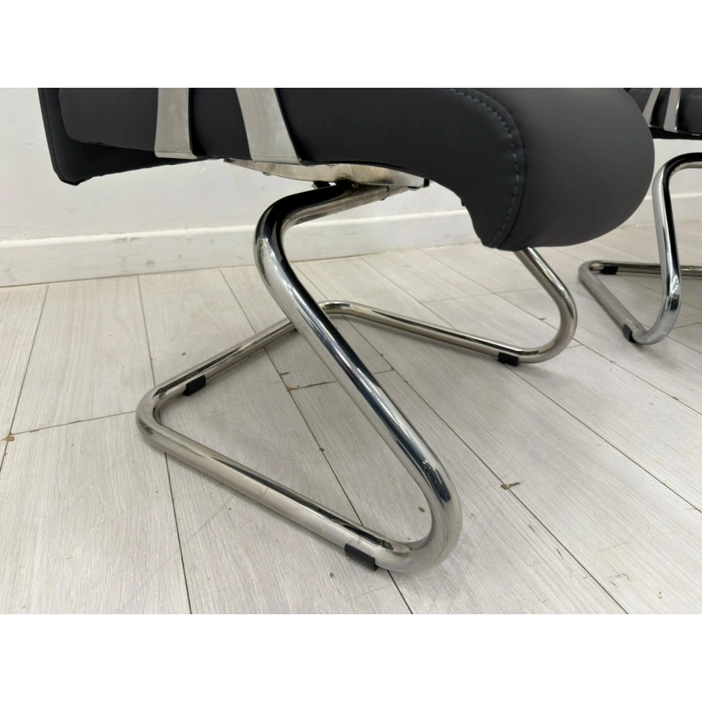 Deri Büro Bekleme Koltuğu Misafir Bekleme Koltuğu