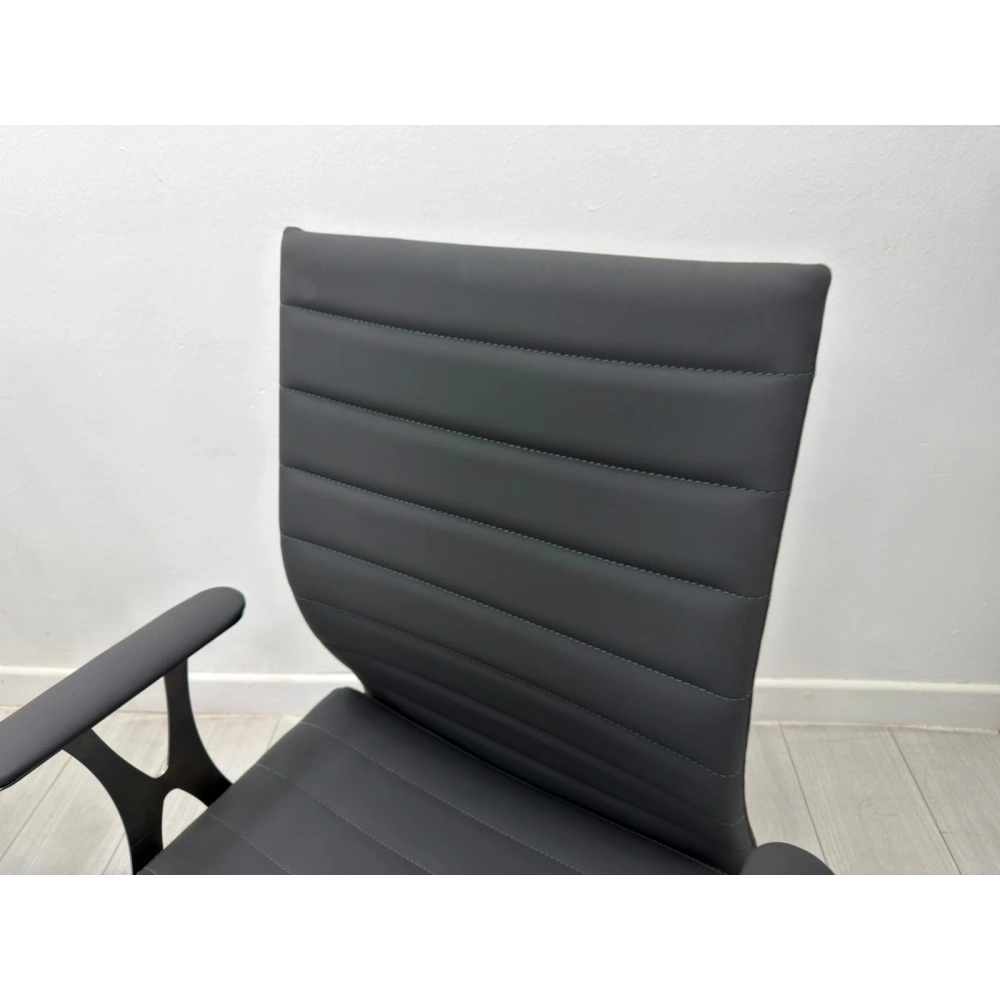 Deri Büro Bekleme Koltuğu Misafir Bekleme Koltuğu