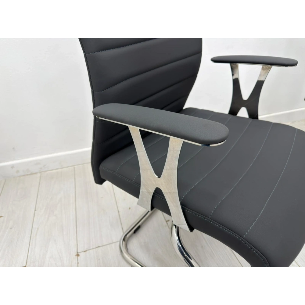 Deri Büro Bekleme Koltuğu Misafir Bekleme Koltuğu