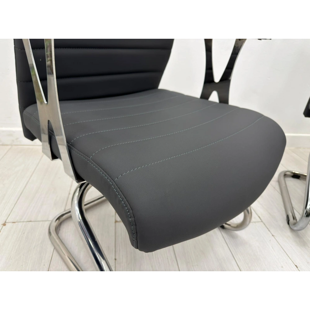 Deri Büro Bekleme Koltuğu Misafir Bekleme Koltuğu