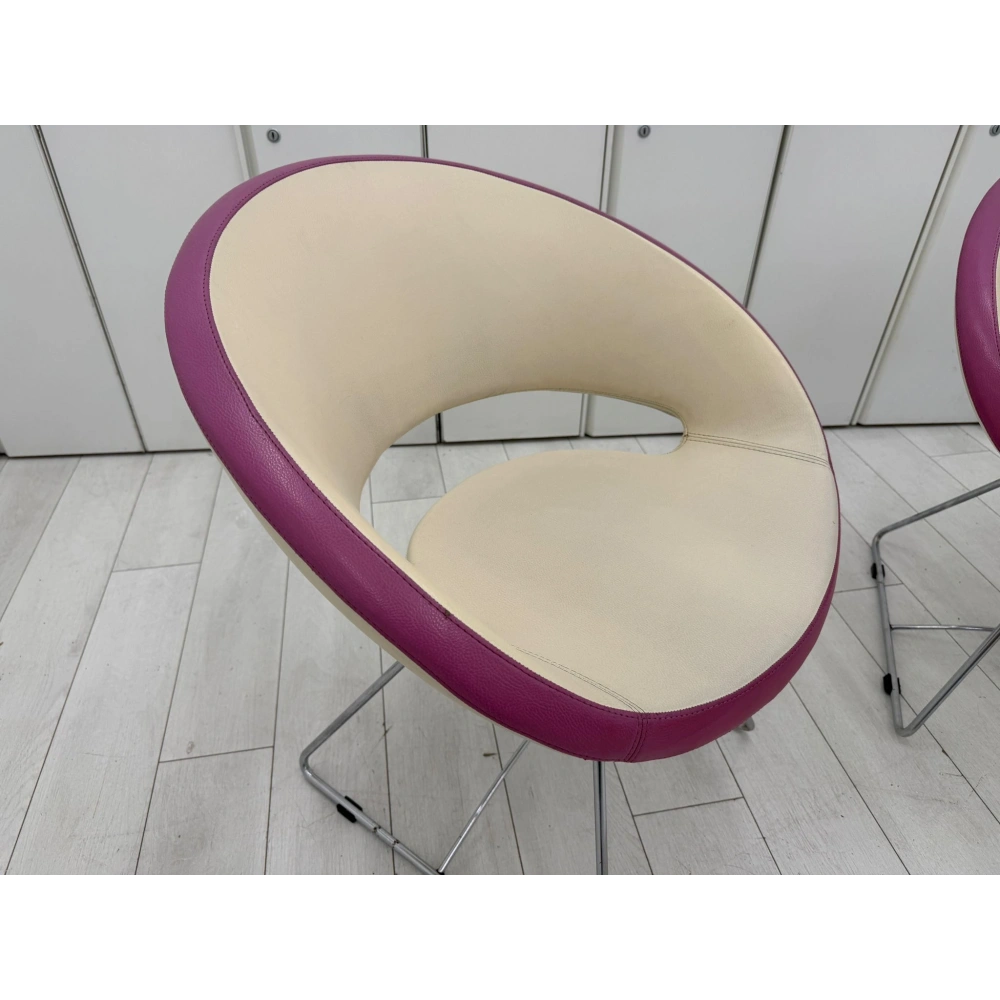 Deri Misafir Bekleme Koltuğu Ofis Bekleme Koltuğu