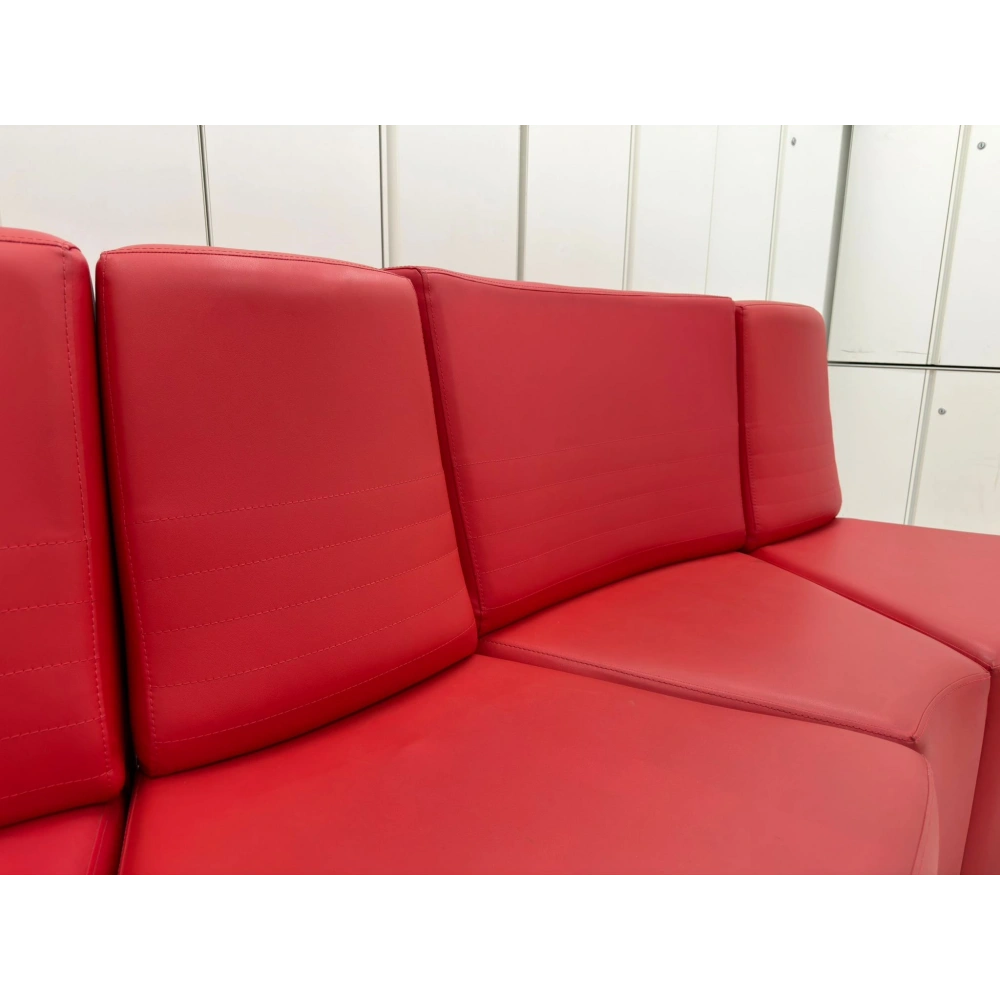 Deri Modüler Misafir Bekleme Koltuğu Lobi Koltuğu