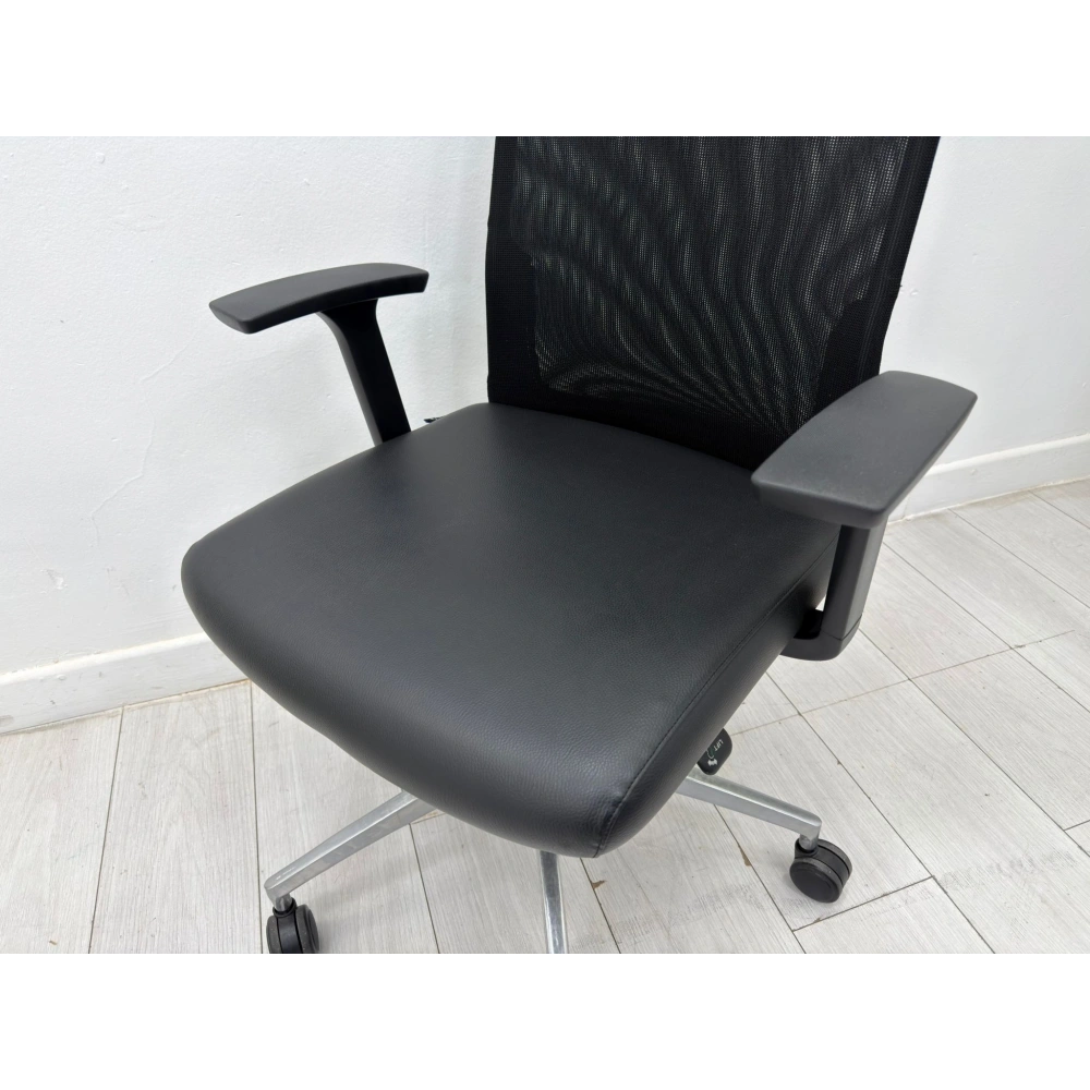 Deri Ofis Çalışma Koltuğu Büro Çalışma Koltuğu