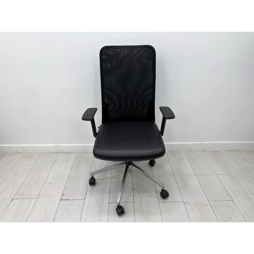 Deri Ofis Çalışma Koltuğu Büro Çalışma Koltuğu