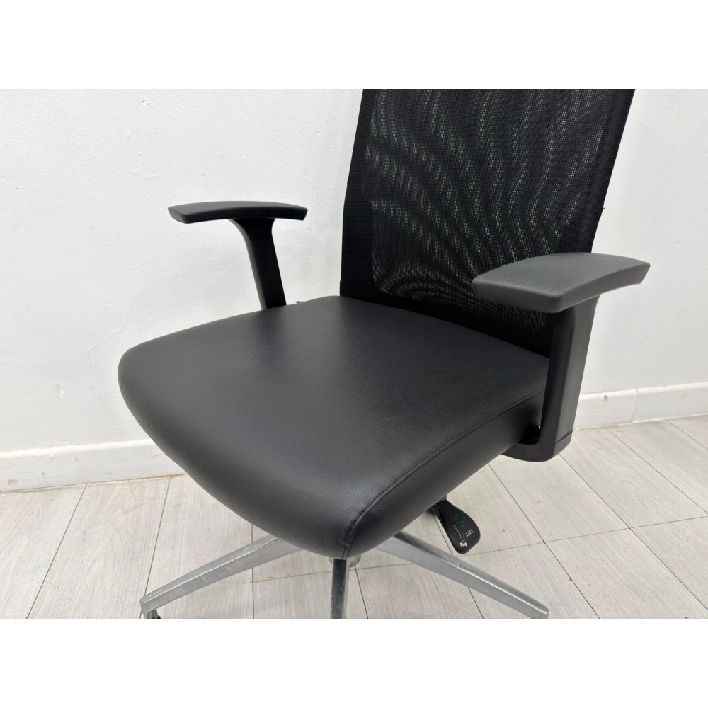 Deri Ofis Çalışma Koltuğu Büro Çalışma Koltuğu