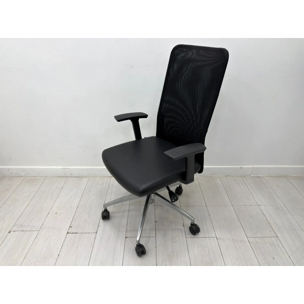 Deri Ofis Çalışma Koltuğu Büro Çalışma Koltuğu - M4506