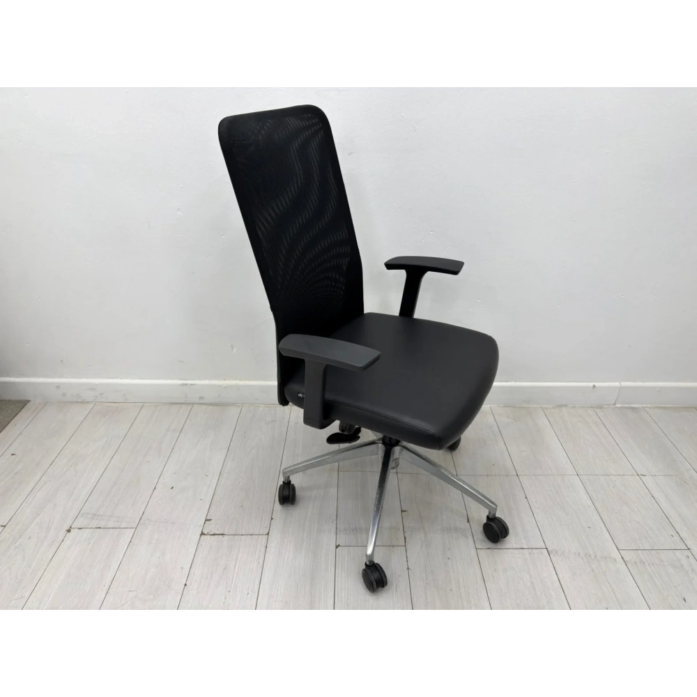 Deri Ofis Çalışma Koltuğu Büro Çalışma Koltuğu - M4506
