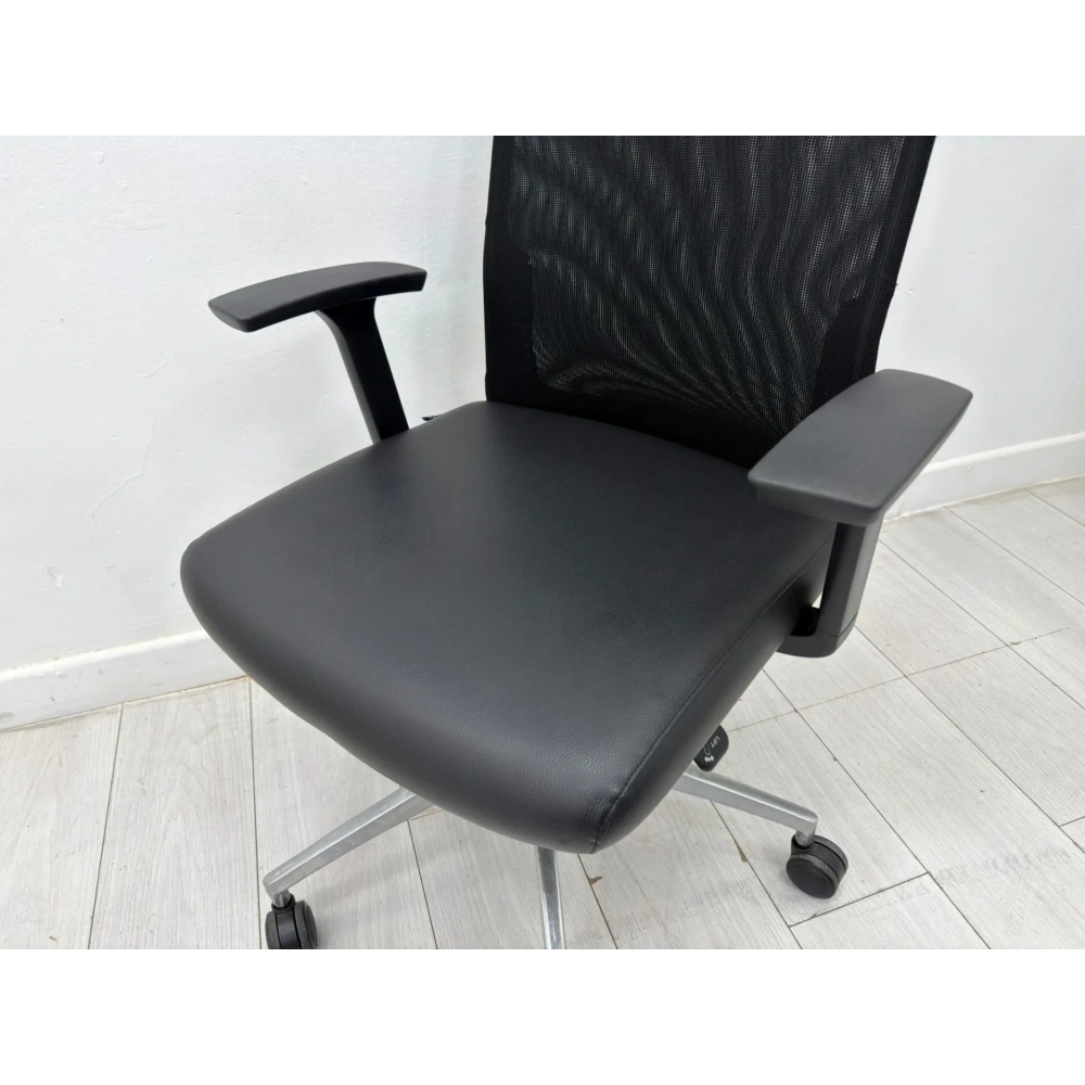 Deri Ofis Çalışma Koltuğu Büro Çalışma Koltuğu - M4506
