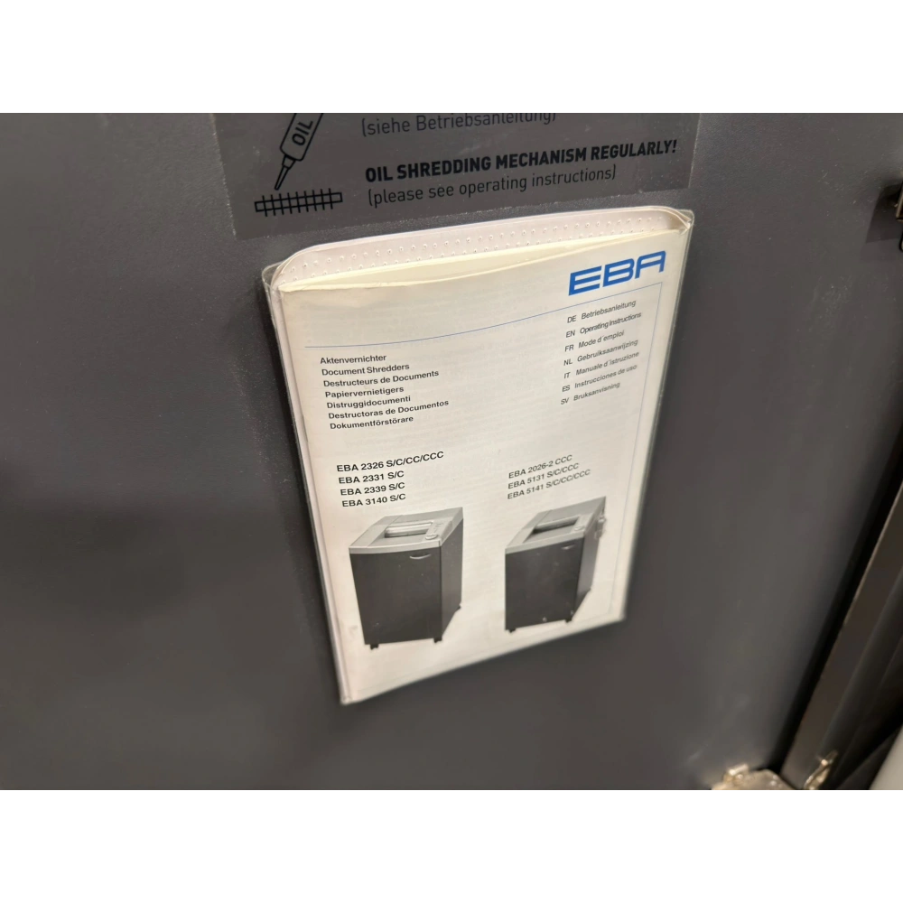 Eba 2326 C Professionel Kağıt Öğütücü Makinesi