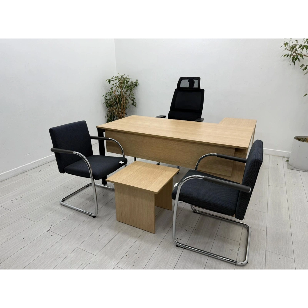 Etajerli Çalışma Masası Yönetici Masa Takımı