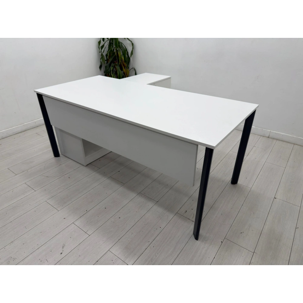 Etajerli Yönetici Ofis Çalışma Masası Müdür Masası