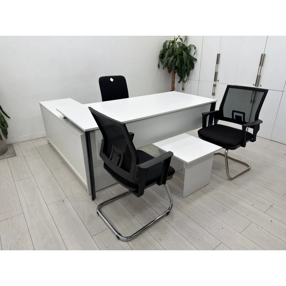 Etajerli Yönetici Ofis Çalışma Masası Müdür Masası