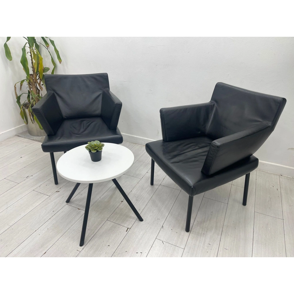 Gerçek Deri Misafir Tekli Bekleme Koltuğu